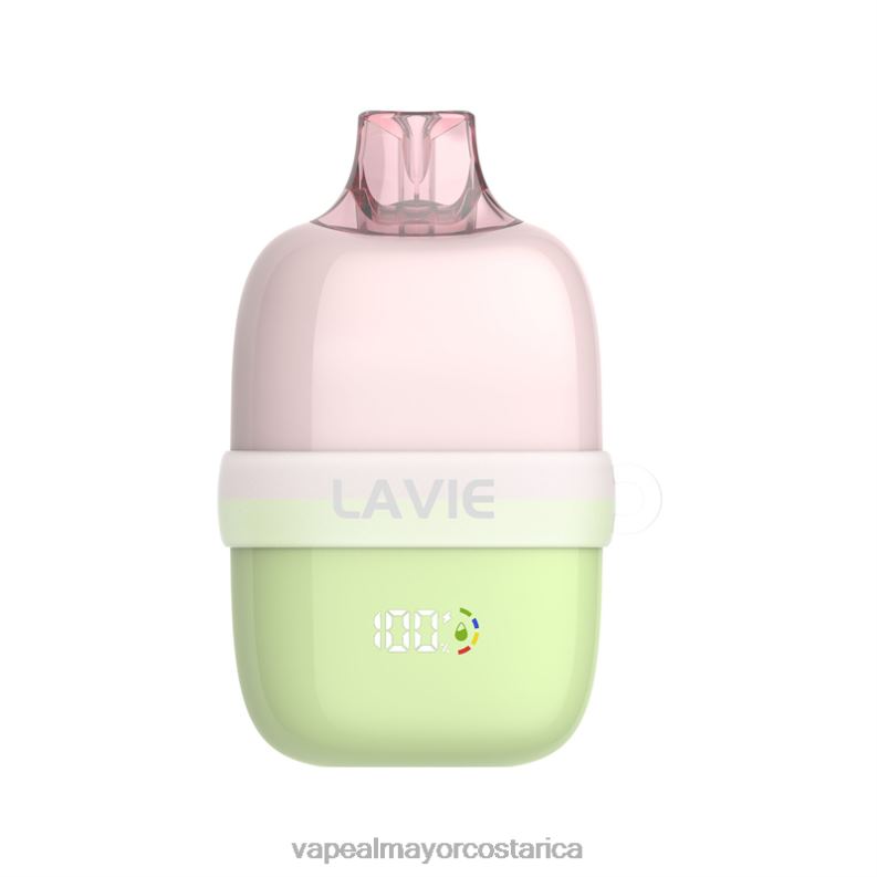 Cigarrillo Electrónico Al Por Mayor 6PZH087 LAVIE INSIDER 12000 bocanadas hielo de uva verde