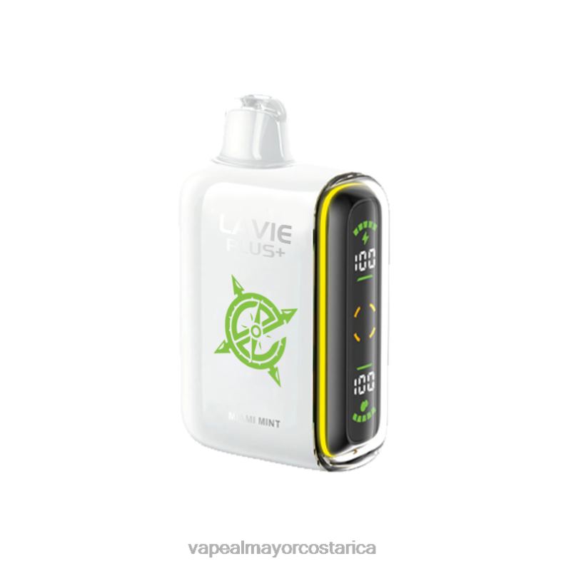 Cigarrillo Electronico Comprar Por Mayor 6PZH098 LAVIE PLUS 15000 bocanadas menta de miami