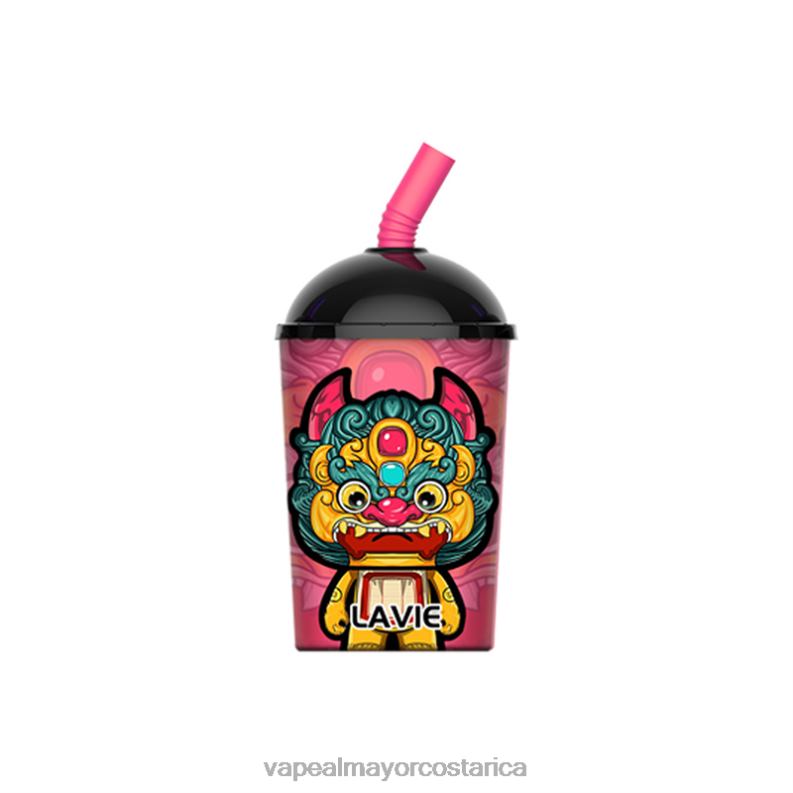 Cigarrillo Electronico En Costa Rica 6PZH0266 LAVIE Max Cup 8000 bocanadas hielo de fresa y mango