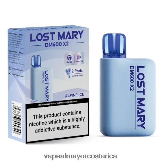 BF04J0464 Vaporizador Desechable Al Por Mayor - hielo alpino LOST MARY DM600 X2