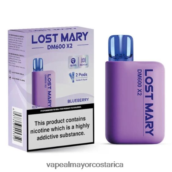 BF04J0467 Cigarrillo Electrónico Al Por Mayor - arándano LOST MARY DM600 X2