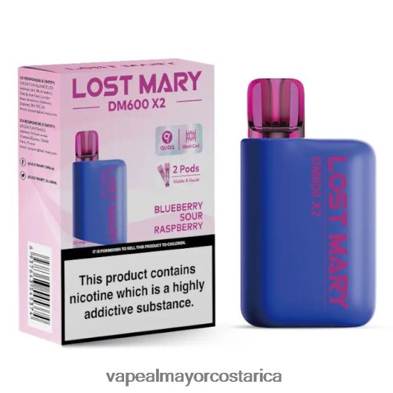 BF04J0469 Venta Al Por Mayor De Cigarrillo Electronico - arándano frambuesa agria LOST MARY DM600 X2