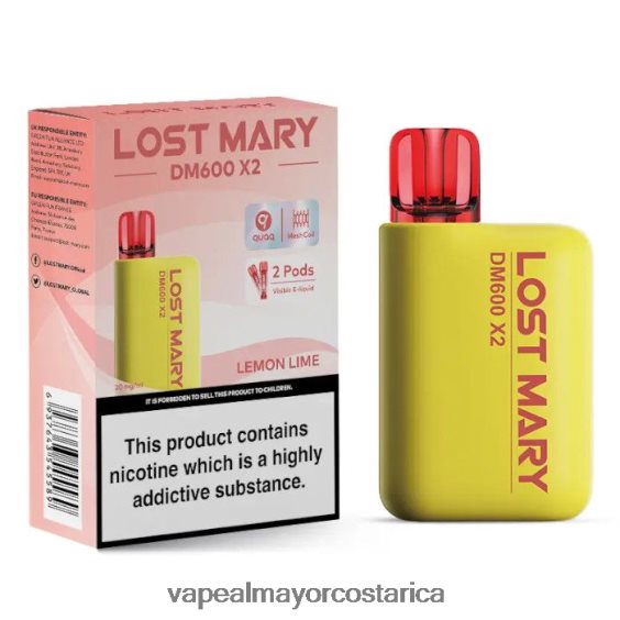BF04J0474 Vaporizador Desechable Al Por Mayor - Lima Limon LOST MARY DM600 X2