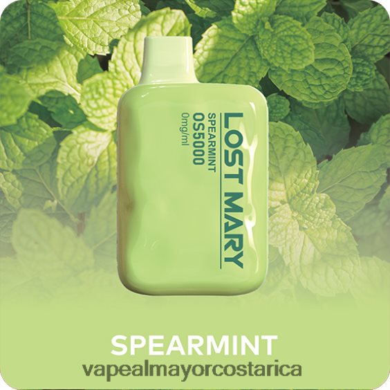 BF04J0506 Cigarrillo Electronico En Costa Rica - menta verde LOST MARY OS5000 0mg/ml