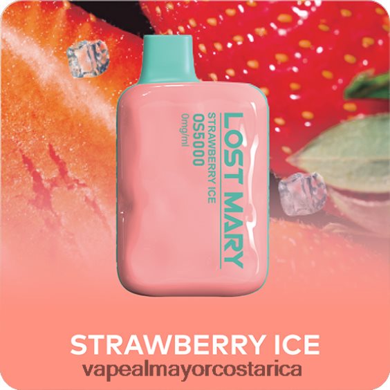 BF04J0507 Cigarrillo Electrónico Al Por Mayor - hielo de fresa LOST MARY OS5000 0mg/ml