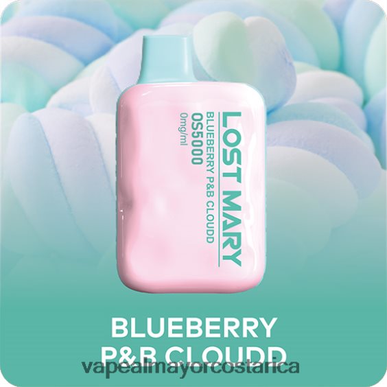 BF04J0512 Vaporizador Costa Rica - arándano p&b nublado LOST MARY OS5000 0mg/ml