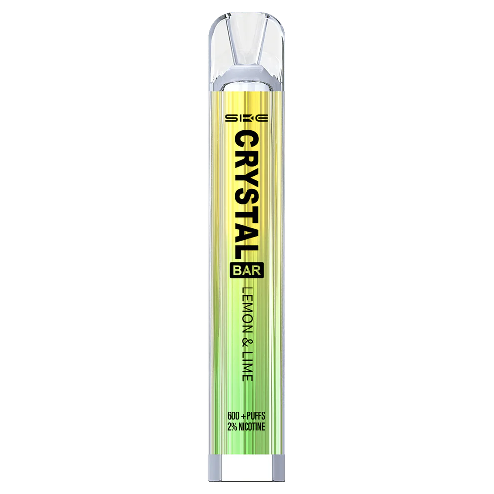BF04J0262 Vaporizador Costa Rica - Lima Limon SKE Crystal Bar vaporizador desechable 600 inhalaciones