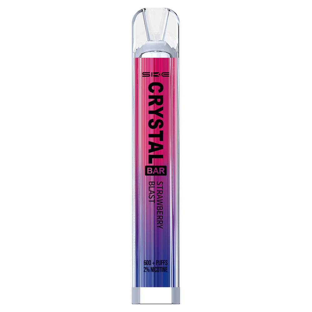 BF04J0263 Vaporizador Al Por Mayor - explosión de fresa SKE Crystal Bar vaporizador desechable 600 inhalaciones