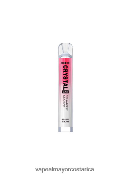 BF04J0265 Venta De Vaporizadores Al Por Mayor - helado de fresa SKE Crystal Bar vaporizador desechable 600 inhalaciones