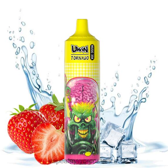 hielo de fresa