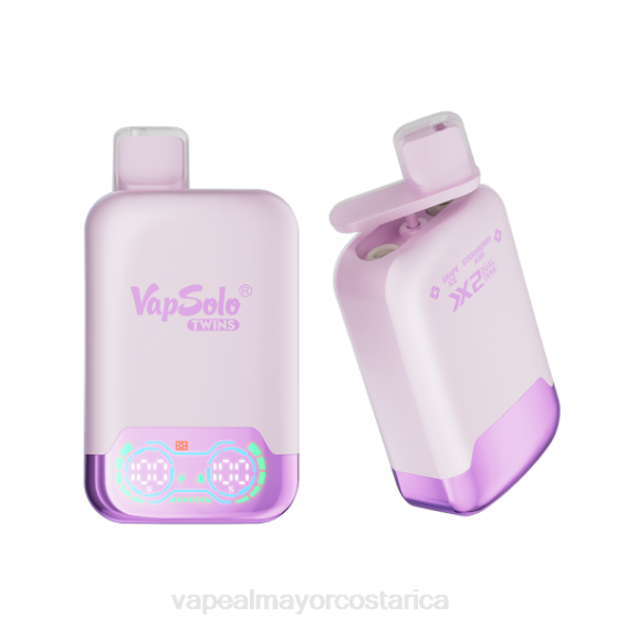 Vaporizador Costa Rica 2TXT122 Vapsolo TWINS vaporizador desechable hielo de uva y kiwi fresa