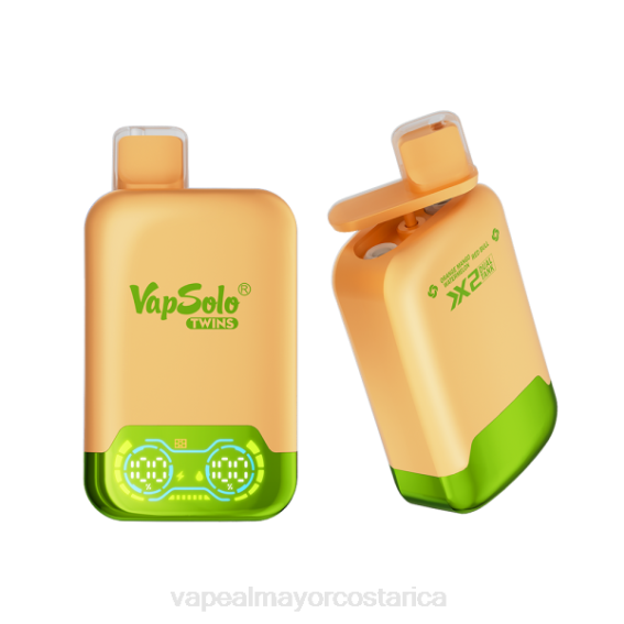 Vaporizador Desechable Al Por Mayor 2TXT124 Vapsolo TWINS vaporizador desechable sandía mango naranja y red bull