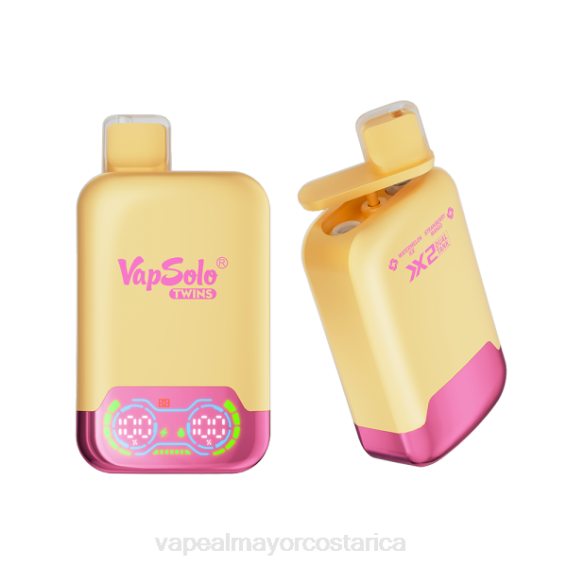 Venta Al Por Mayor De Cigarrillo Electronico 2TXT129 Vapsolo TWINS vaporizador desechable helado de sandía y mango de fresa