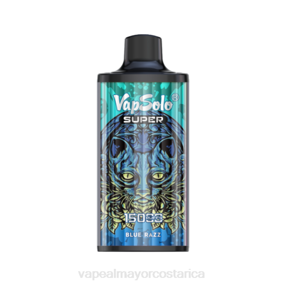 Cigarrillo Electronico Comprar Por Mayor 2TXT108 Vapsolo SUPER vaporizador desechable Razz azul