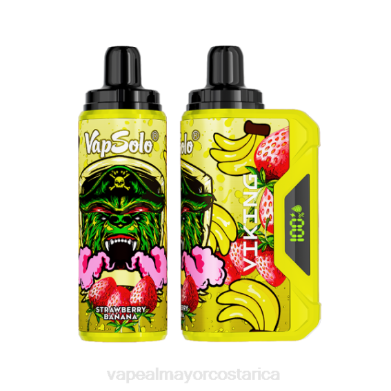 Cigarrillo Electrónico Al Por Mayor 2TXT137 Vapsolo VIKING vaporizador desechable plátano fresa